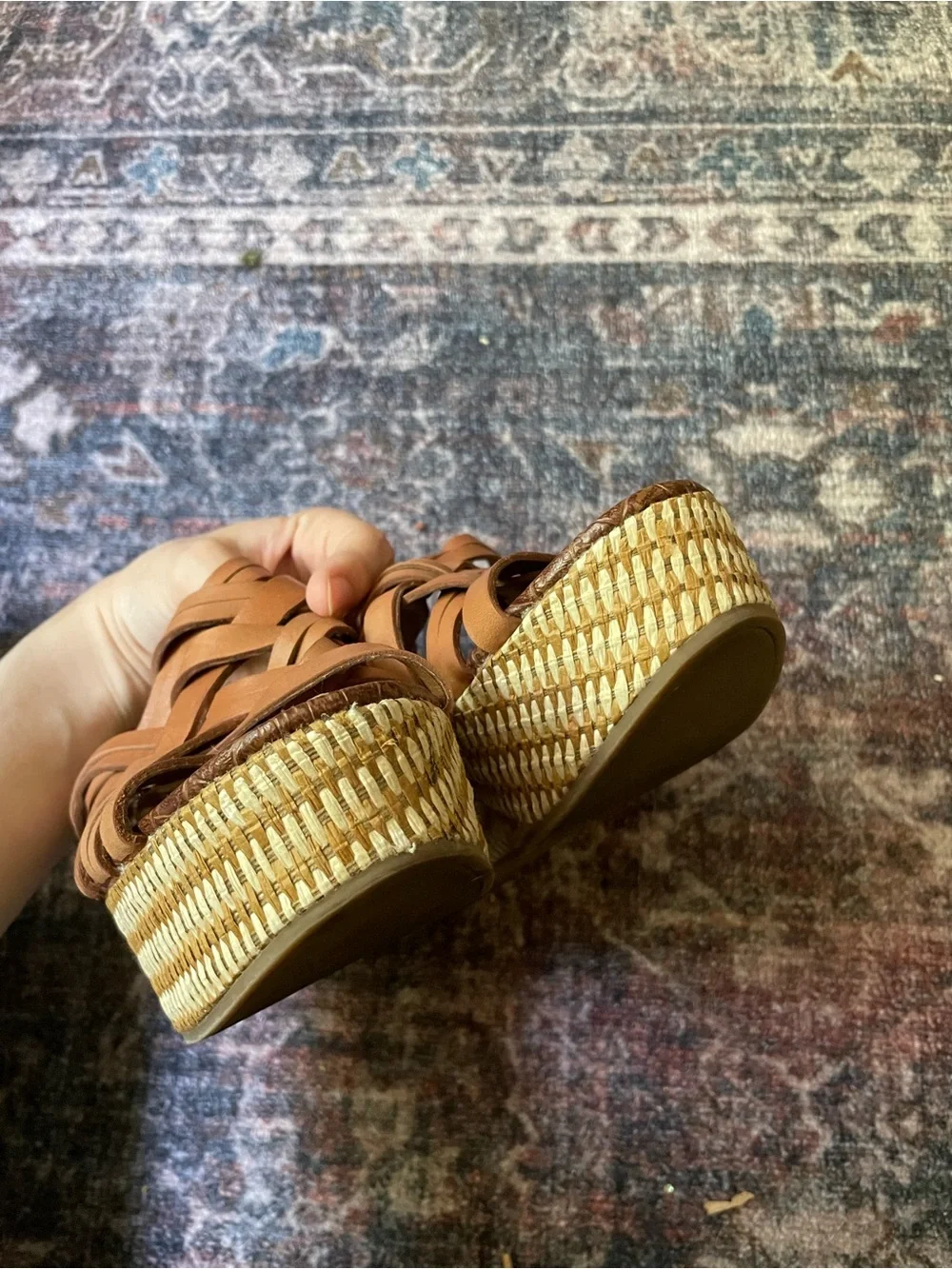 🐊Sam Edelman Devon wedge sandals women’s size 8.5🐊